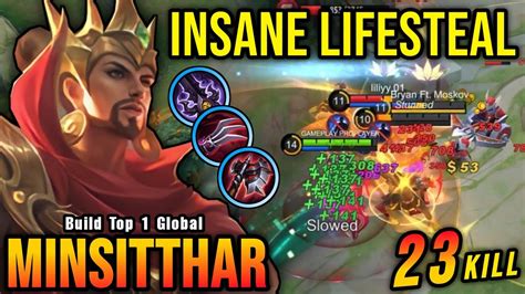 23 Kills Minsitthar New Build Insane Lifesteal Autowin Build Top