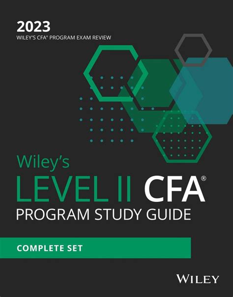 Cfa Wiley Study Guide Level Vol Vol Formula Sheet