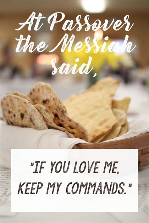 Things The Messiah Said At Passover Passover Passover Christian Seder Meal