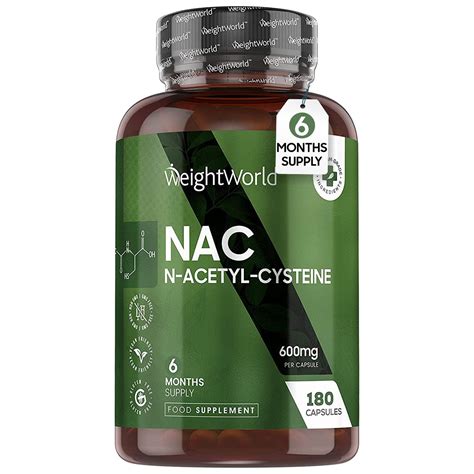 Buy Nac Supplement N Acetyl Cysteine Mg Vegan Capsules