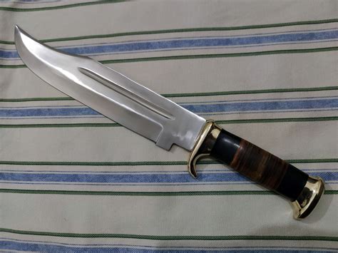 18 Inch Bowie Knife Hand Forged Stainless Steel Fixed Blade Etsy