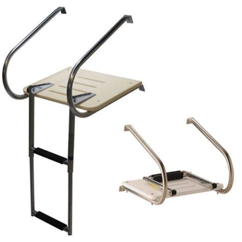 Buy 2 Step Platform Boat Ladder Outboard Transom Ladder Inboard