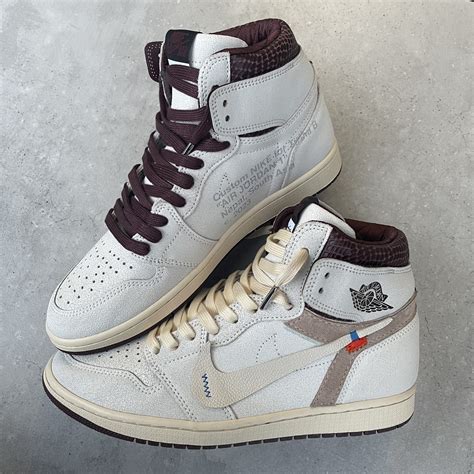 Custom Jordan High A Ma Mani Re Off White Ta Customs