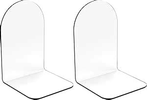 Amazon Merrynine Book Ends 2 Pcs Acrylic Bookends For Shelves