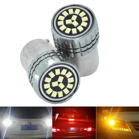 2pcs 1156 BA15S P21W LED Car Signal Lights BAU15S PY21W Auto Lamp 1157