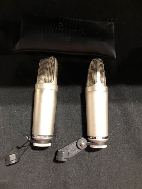 PAIR OF GENUINE RODE NT1000 LARGE-DIAPHRAGM CONDENSER MICROPHONES ...