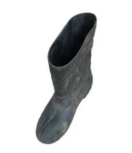 Leather Black Industrial Safety Gumboots For Construction At Rs 165 In