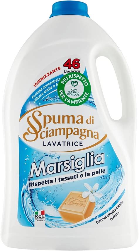 Spuma Di Sciampagna Detersivo Lavatrice Liquido Marsiglia Lavaggi