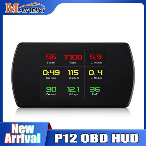 P Obd Universal Car Speedometer Digital Speed Head Up Display