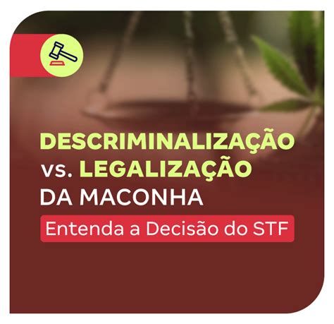 Descriminaliza O Vs Legaliza O Da Maconha Entenda A Decis O Do Stf