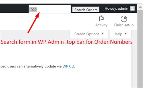 How To Add A WooCommerce Order Number Search Field To The WP Admin Top