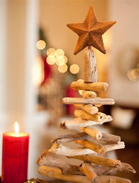 Sapin En Bois Flotté à Fabriquer Pour Noël 56 Idées Charmantes