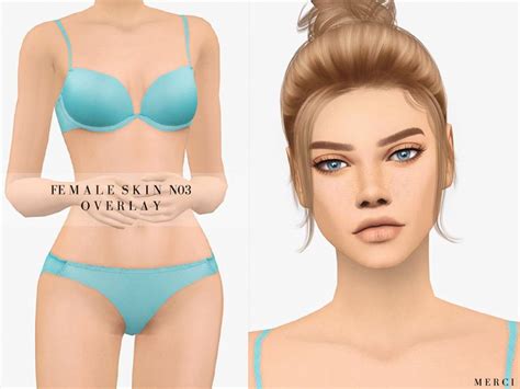 Overlay Version Of Female Skin N03 Found In TSR Category Sims 4