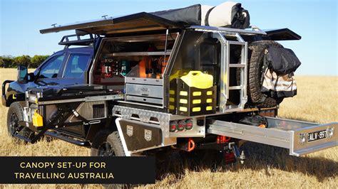 How To Set Up A Ute Canopy For Travelling Australia Youtube