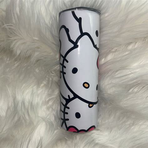 Hello Kitty Tumbler Etsy