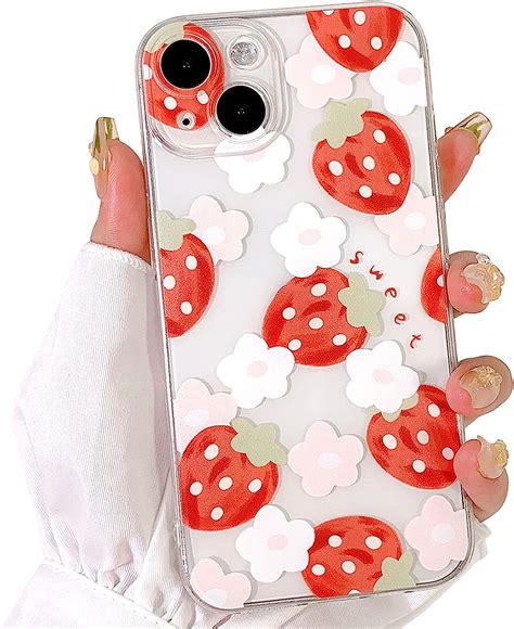 Lovmooful Compatible For Iphone Case Cute Clear Oil Flower Floral