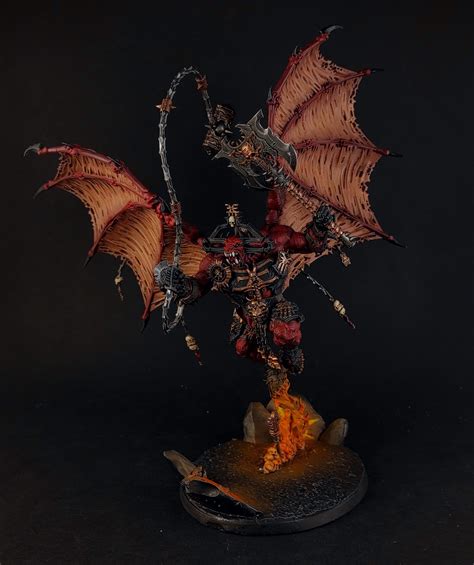 Finished the bloodthirster! : r/minipainting