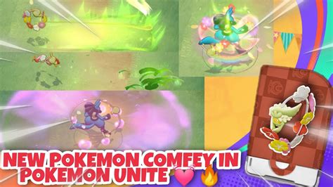 NEW SUPPORTER IN POKEMON UNITE COMFEY COMING IN POKEMON UNITE