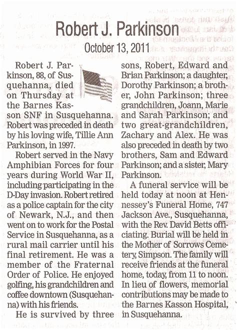 30 Examples Of Obituaries Well Written