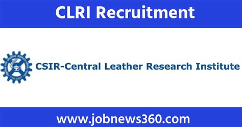 Clri Chennai Recruitment For Project Assistant Jrf Srf Ra