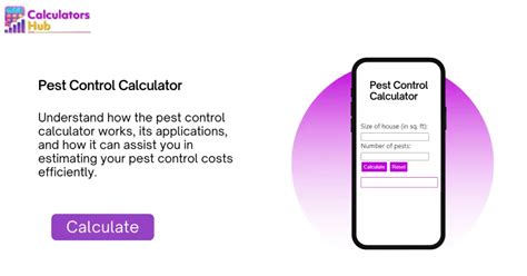 Pest Control Calculator Online CalculatorsHub