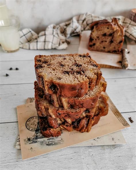 Banana Bread Au Beurre De Cacahu Te Et P Pites De Chocolat Ptits