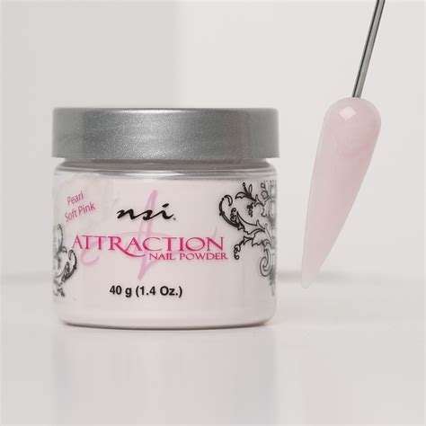 Nsi Attraction Pearl Soft Pink Acrylic Powder Nsi Nails