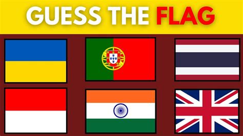 🚩 Guess The Flag Quiz 30 Countries Flag Quiz Youtube