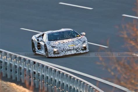 Lamborghini Aventador Successor Prototype Breaks Down Off