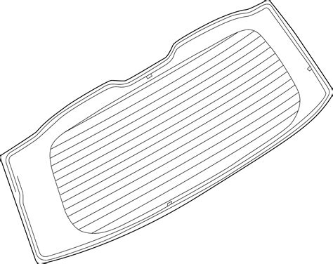 Lincoln Aviator Liftgate Glass. LINCOLN, green - LC5Z7842006B | Sheehy