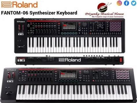 Black Plastic Roland FANTOM-06 Synthesizer Keyboard, 6.0 kg at ₹ 146000 ...