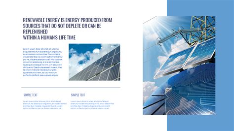 Renewable Energy Presentation Format