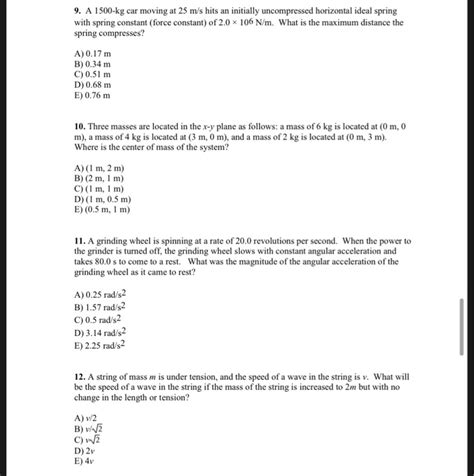 Solved 9 A 1500 Kg Car Moving At 25 M S Hits An Initially Chegg