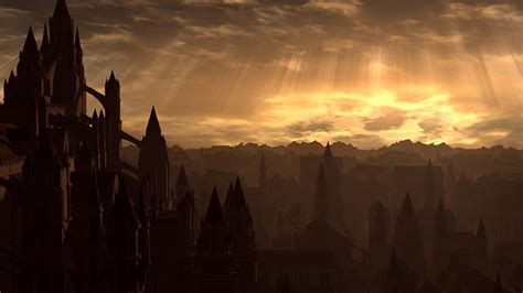 Anor Londo Dark Souls Matte Painting Bonfire Lit Hd Wallpaper Pxfuel