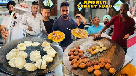 Best Street Food In Ambala Garg Poori Wale Sardar Ji Lassi Wale Tadke