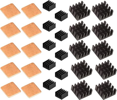 Easycargo Pcs Raspberry Pi Heatsink Kit Aluminum Copper M