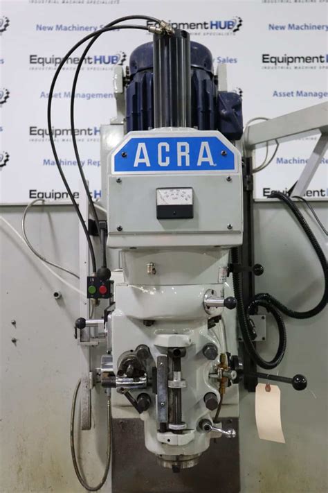 Acra Bmv 5v 17 X 60 Heavy Duty Bed Type Vertical Mill Acu Rite 3