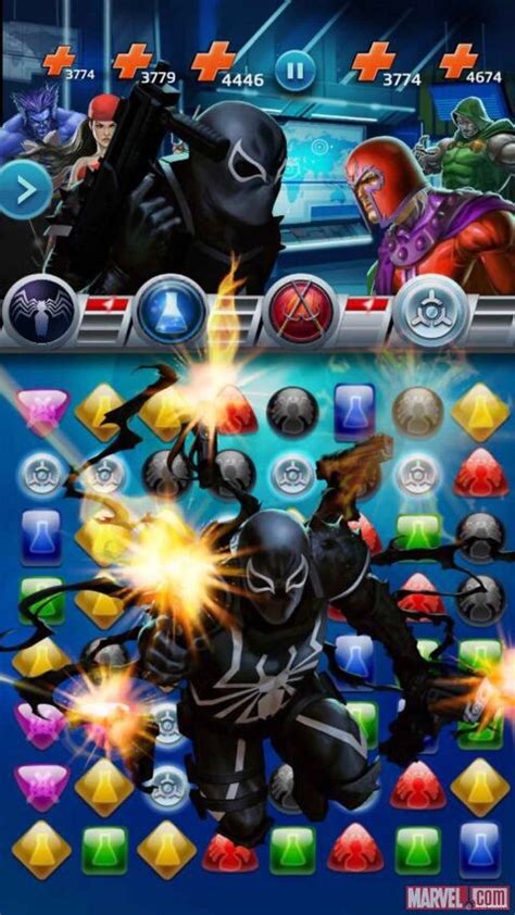 Agent Venom Is Making His Debut In Marvel Puzzle Amalgamated Symbiosis