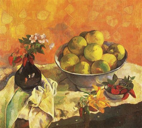 Nature Morte Aux Pommes Et Fleurs P Gauguin Huile Sur To Flickr