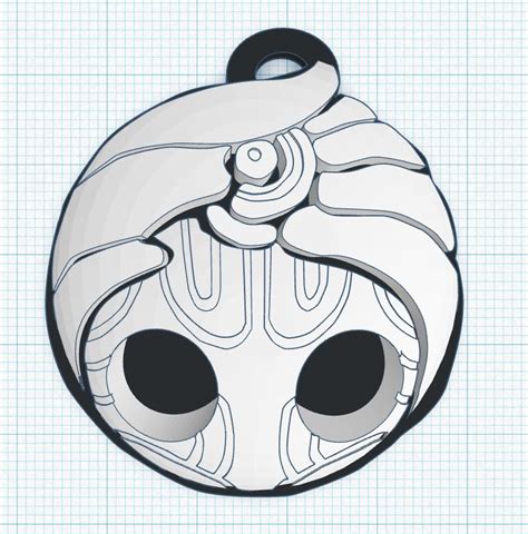 STL File Hollow Knight Amulet Soul Of The Monarch 3D Printing Idea