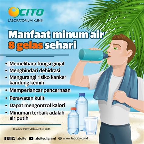 Manfaat Minum Air 8 Gelas Perhari Untuk Kesehatan Laboratorium Medis