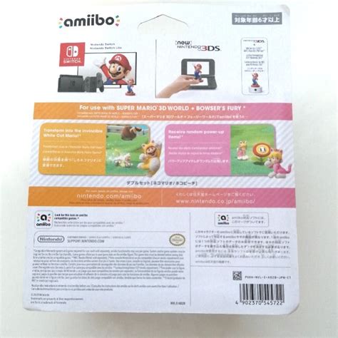 Amiibo ダブルセット ネコマリオ ネコピーチ スーパーマリオシリーズの通販 By インデックスs Shop｜ラクマ