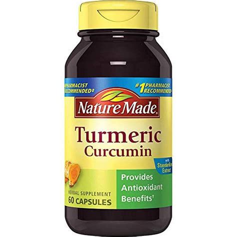 Nature Made Turmeric Curcumin Milligram Capsules Pack Of