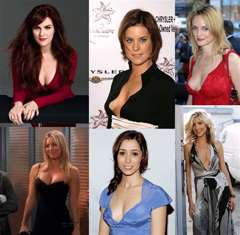 Sara Rue And Kaley Cuoco Ashley Williams And Cristin Milioti Heather