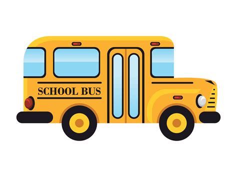 School Bus Transport 10427724 Vector Art At Vecteezy