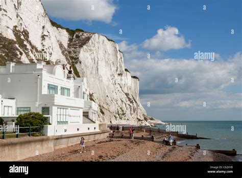 Kreidefelsen St Margarets Bay Beach Kent England Uk