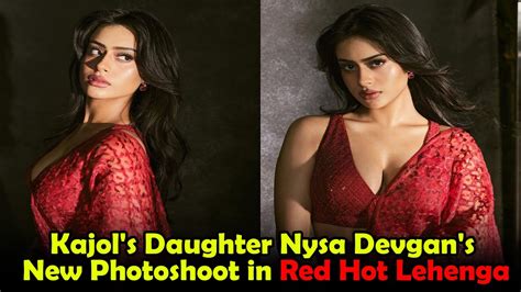 Ajay Devgan Daughter Nysa Devgan Looking Hot In Red Dress