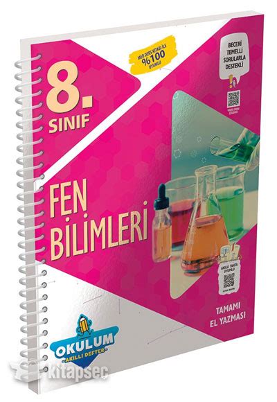 8 Sınıf Fen Bilimleri Okulum Akıllı Defter Murat Yayınları 9786057816610