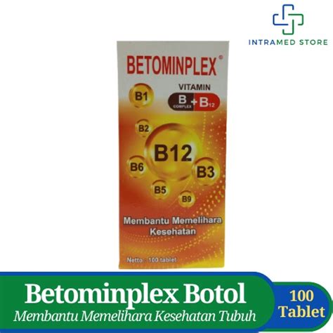 Jual Betominplex Botol Isi Tablet Multivitamin B Comlex Dan B