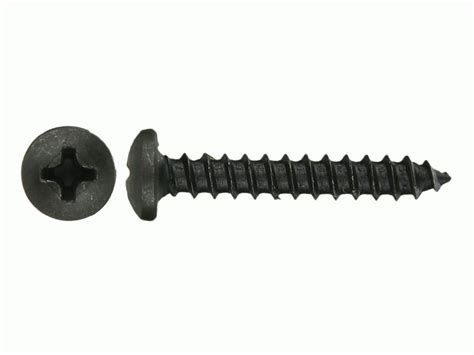 Phillips Pan Head Black Oxide Screws